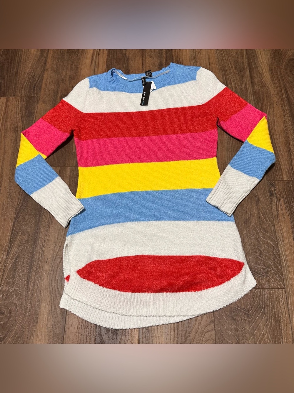 New Rue 21 Free For All Women’s M Striped Sweater Dress